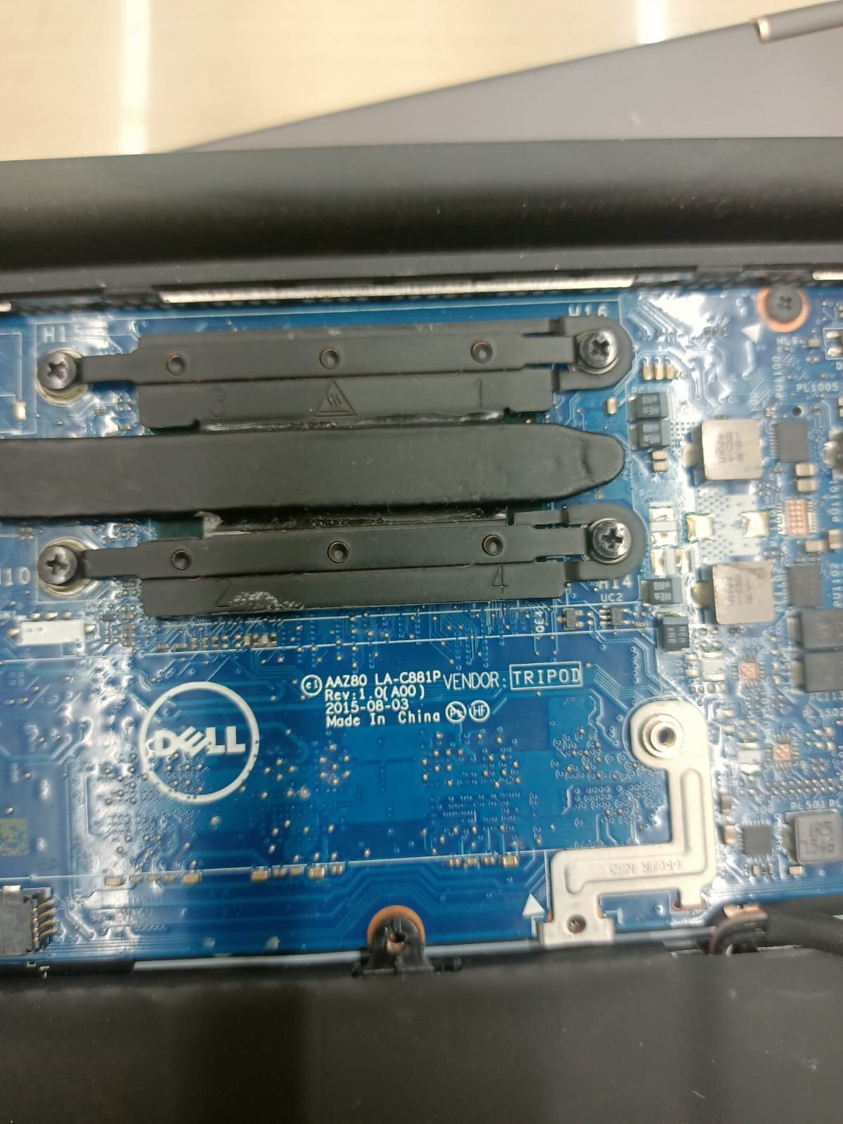DELL XPS 13 9350 AAZ80 LA-C881P BIOS,SCHEMATIC,BOARDVIEW