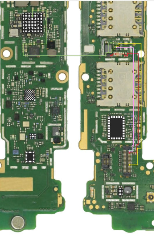 Huawei - Huawei Y6 2019 LCD Light Repair Solution Way Schematic diagram