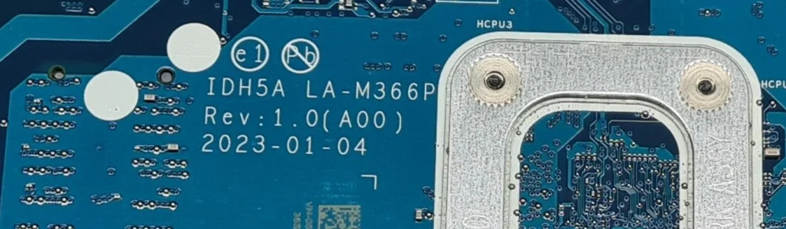 DELL VOSTRO 15 3530 IDH5A LA-M366P